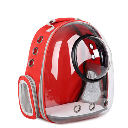 Transparent Pet Backpack for Cats and Dogs